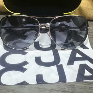 Marc Jacobs Metallic Aviator Sunglasses